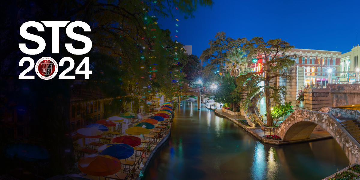 Visit us in San Antonio at the 60th Annual Society of Thoracic Surgeons (STS) Meeting